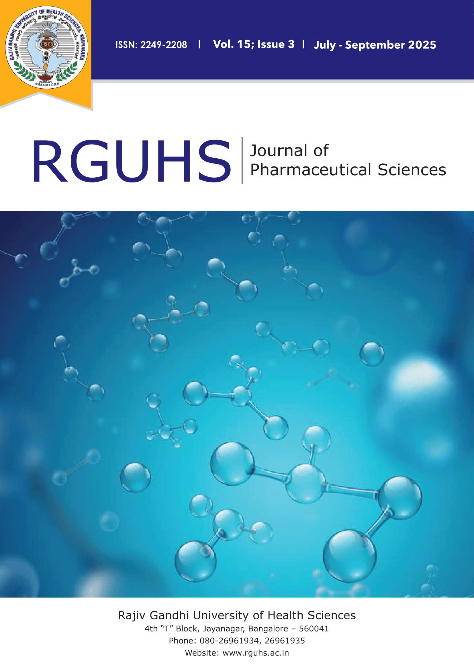RJPS Journal Cover Page