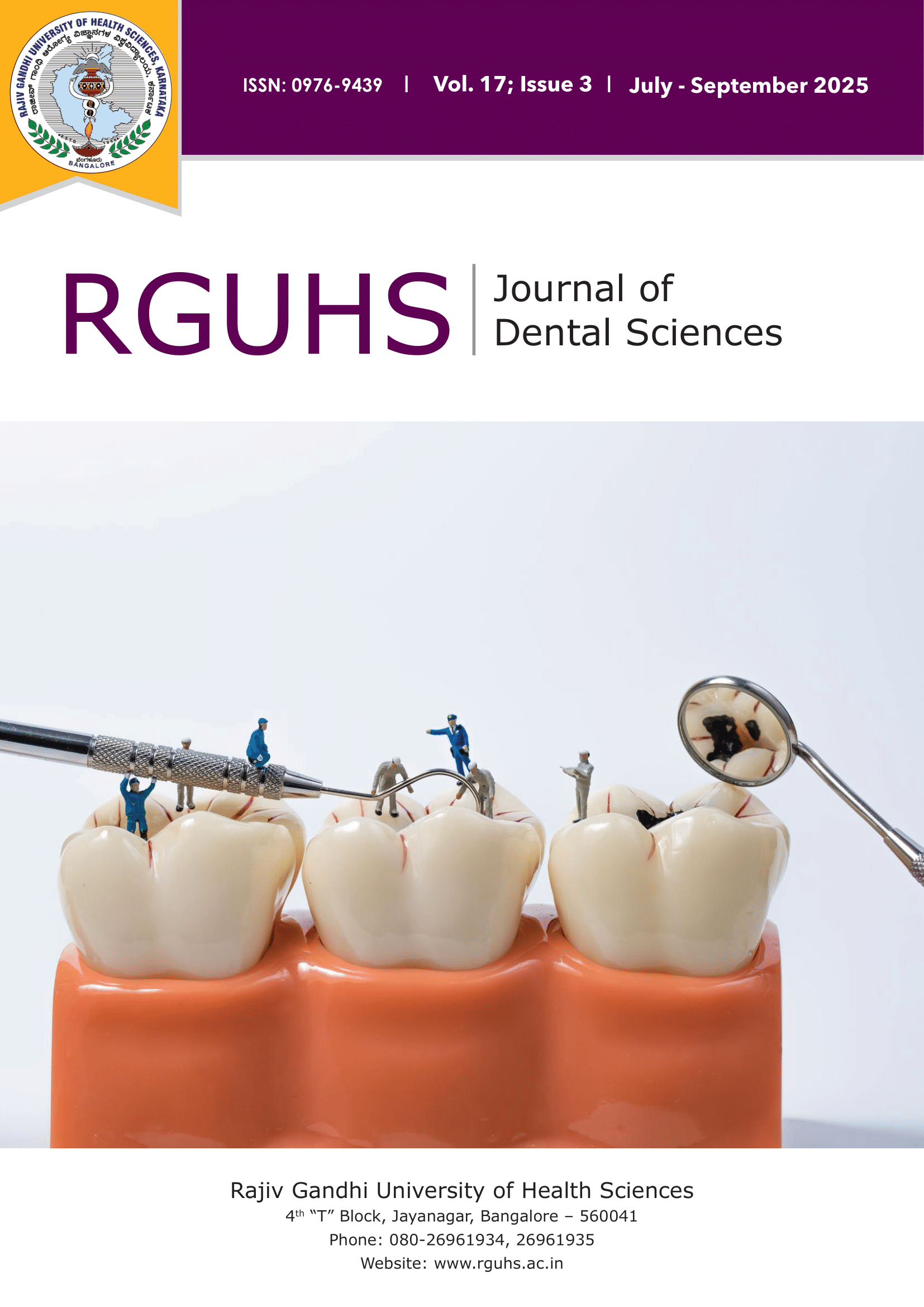 RJDS Journal Cover Page