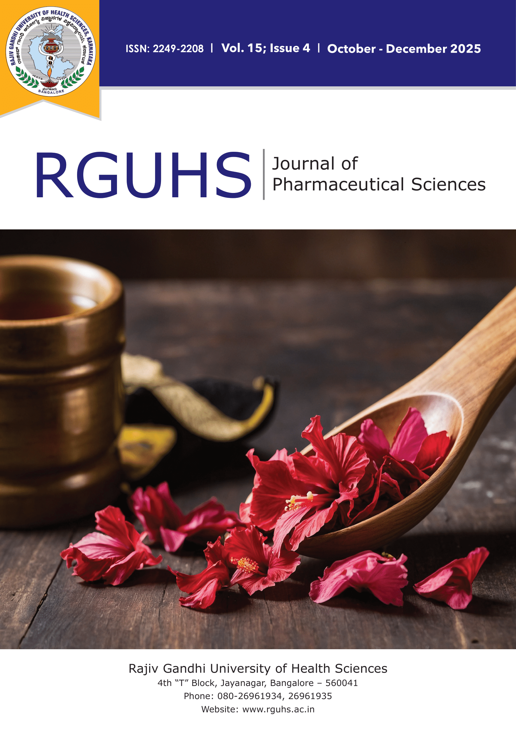 RJPS Journal Cover Page